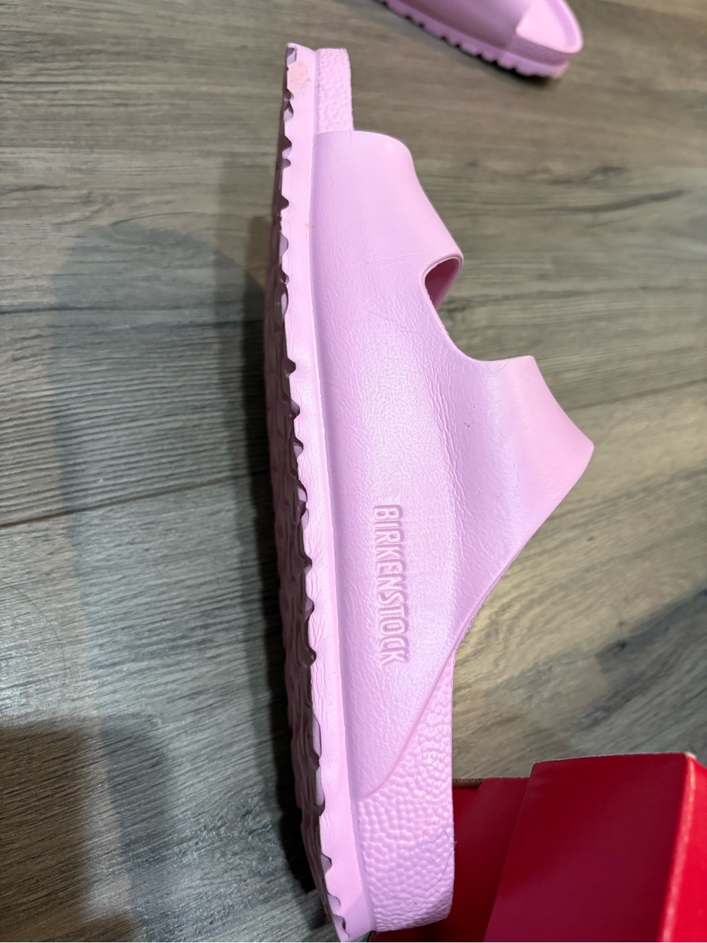 Birkenstock Pink Dual-Buckle Slide Sandals - Picture 2 of 2